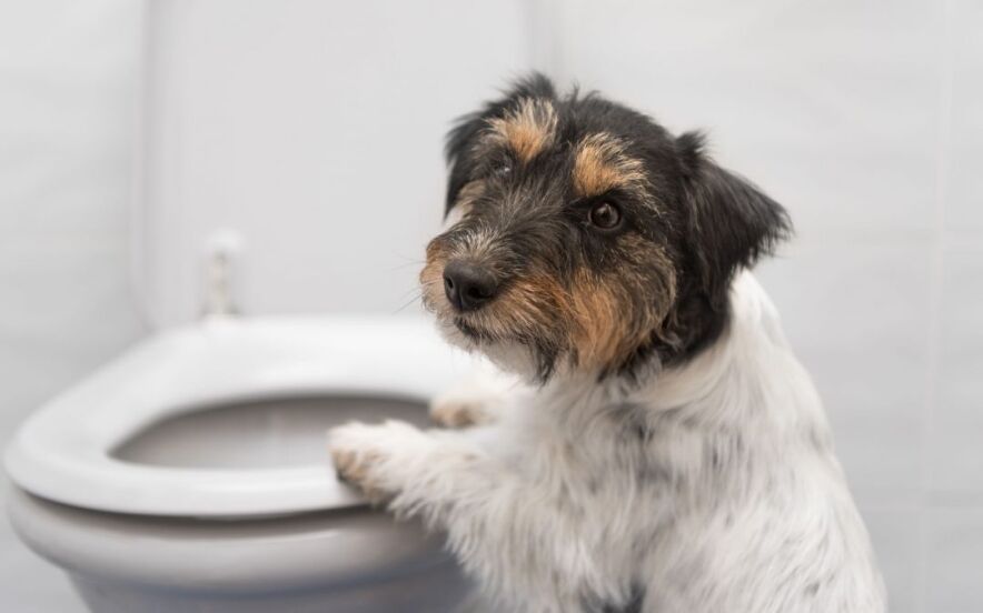 dog drinking from the toilet | Ultimate Pet Nutrition
